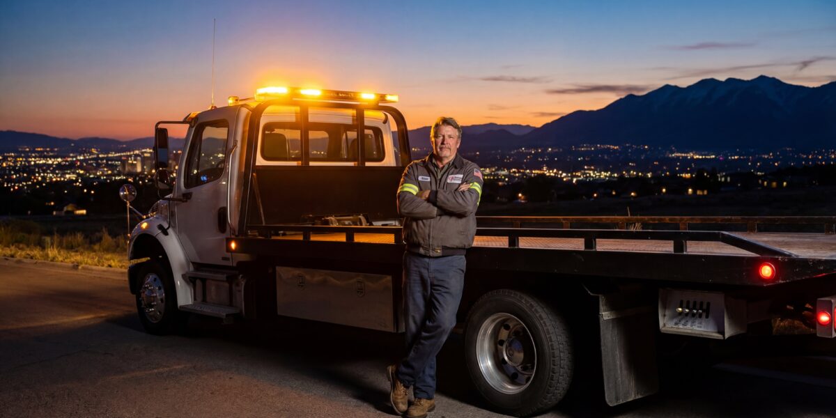 Murray Towing team and truck